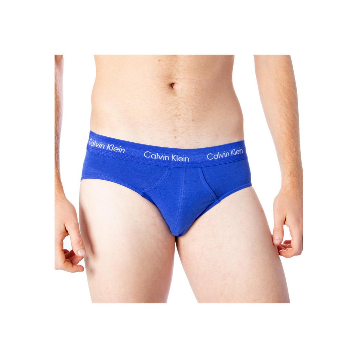 Calvin Klein Underwear — Sous-vêtement imprimé bleu homme — vue 4