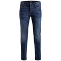 Jack & Jones — Jean slim straight JJITIM bleu homme
