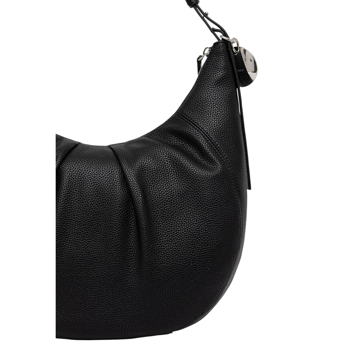 Calvin Klein — Sac noir réf. ENGRAVED HW MEDIUM SHOULDER BAG femme — vue 3