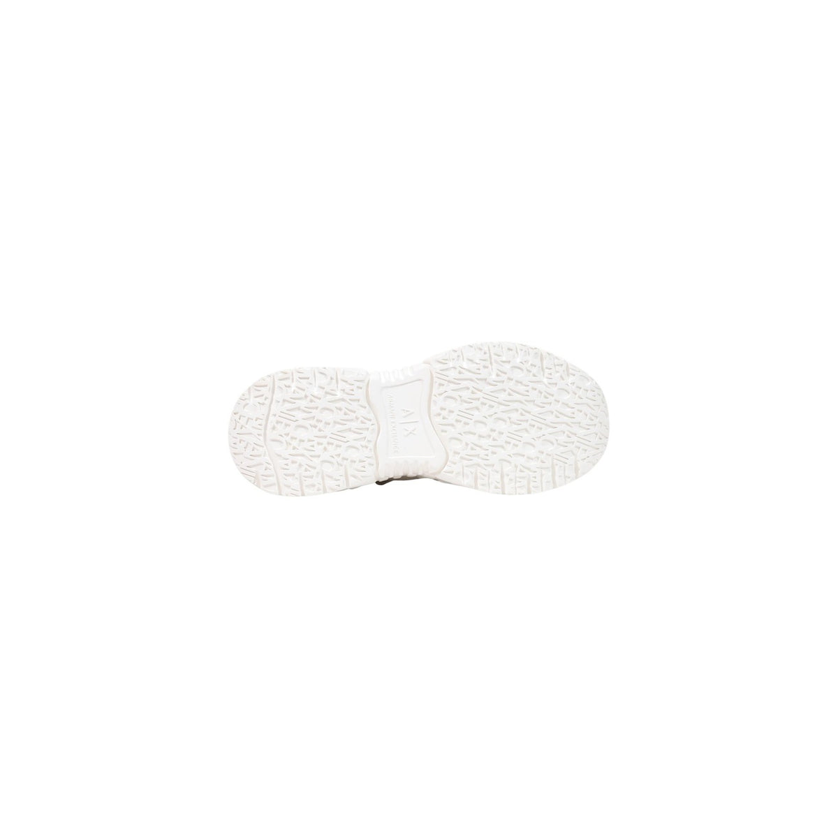 Armani Exchange — Baskets en cuir blanches femme — vue 5