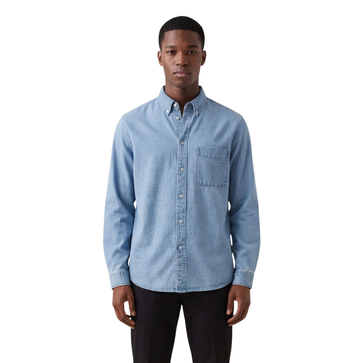 Only & Sons — Chemise col rond homme — vue 3