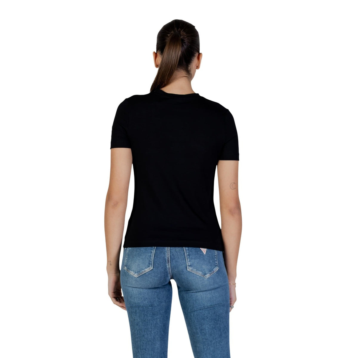 Guess Active – T-Shirt V6RI07 J1314 Damen schwarz — Ansicht 3