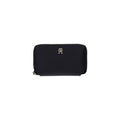 Tommy Hilfiger — Logotape Compact Zip-Around Wallet Black Women