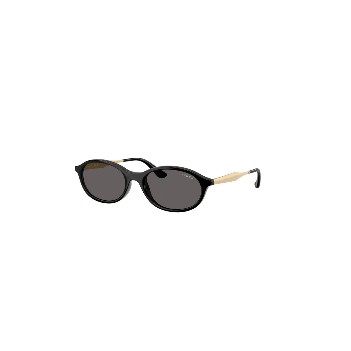 Vogue Eyewear — Ronde zonnebril van zwart metaal voor dames — afbeelding 2