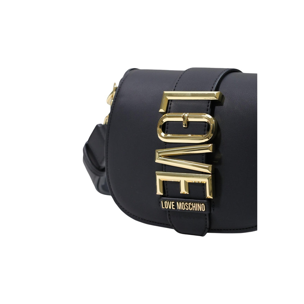 Love Moschino — Sac bandoulière noir 7 × 16 × 6 cm femme — vue 4