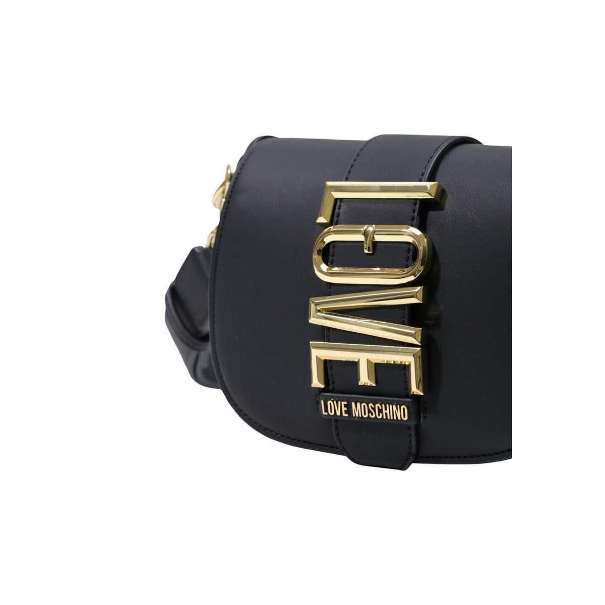 Love Moschino — Sac bandoulière noir 7 × 16 × 6 cm femme — vue 4