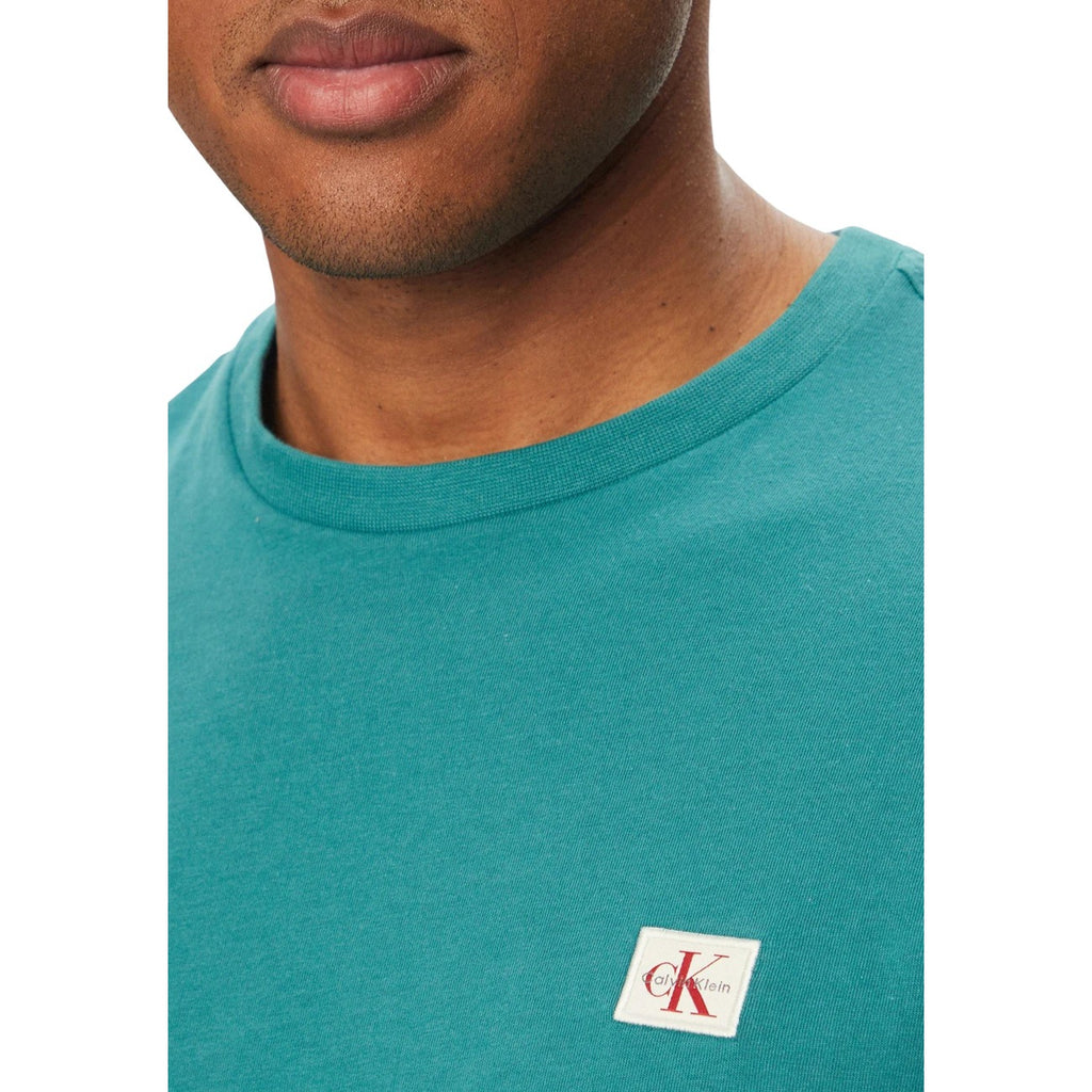 Calvin Klein Jeans — Grünes Herren-T-Shirt — Ansicht 4