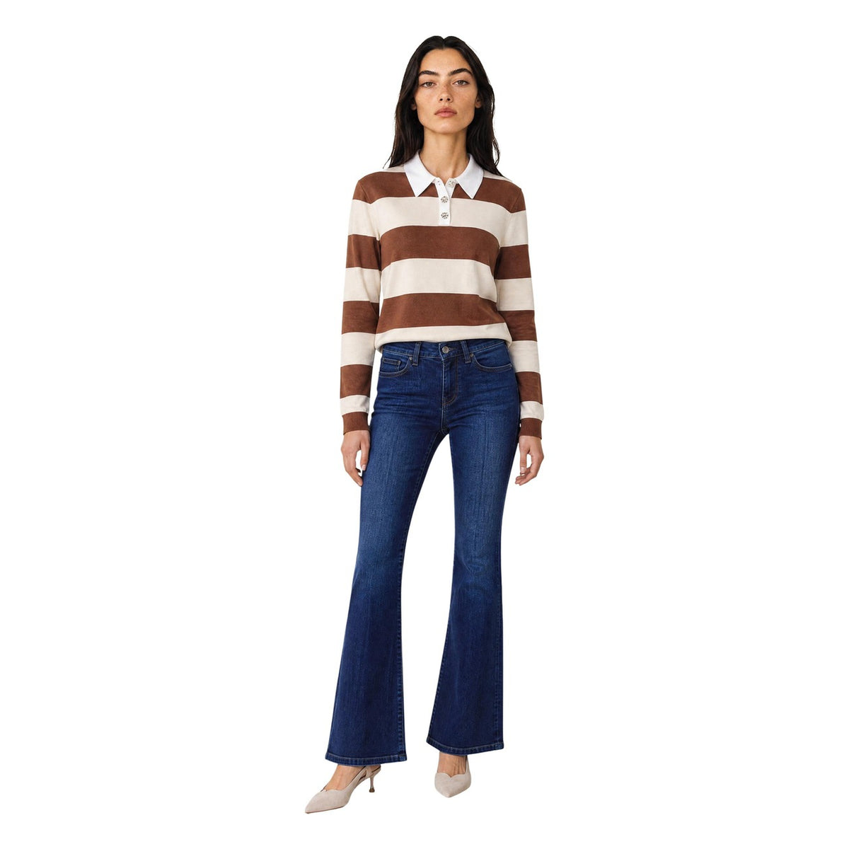 Jacqueline de Yong — Women’s beige Melany sweater — view 5