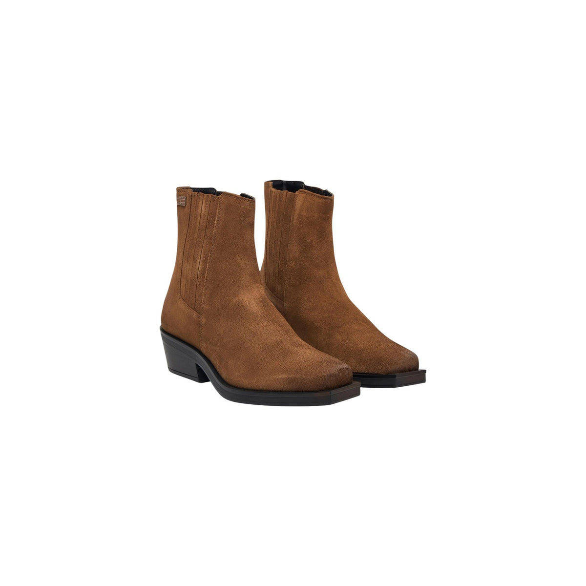 Tommy Jeans — Women’s beige leather boots — view 2