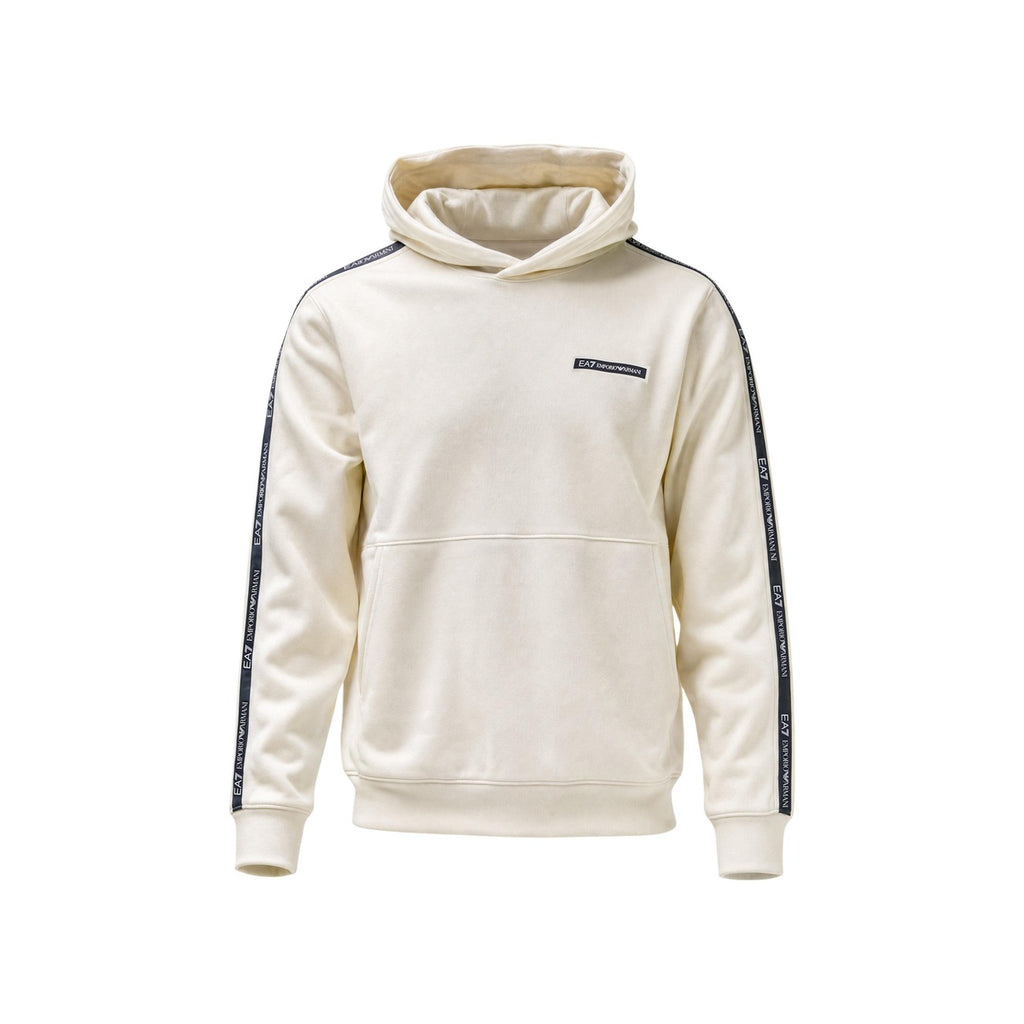 EA7 — Sweat à capuche beige homme — vue 2