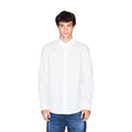Armani Exchange — Chemise imprimée blanche en coton homme