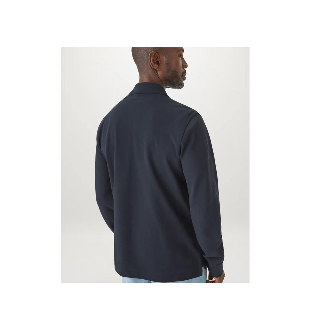 Belstaff — Polo manches longues bleu homme B_44827 — vue 2