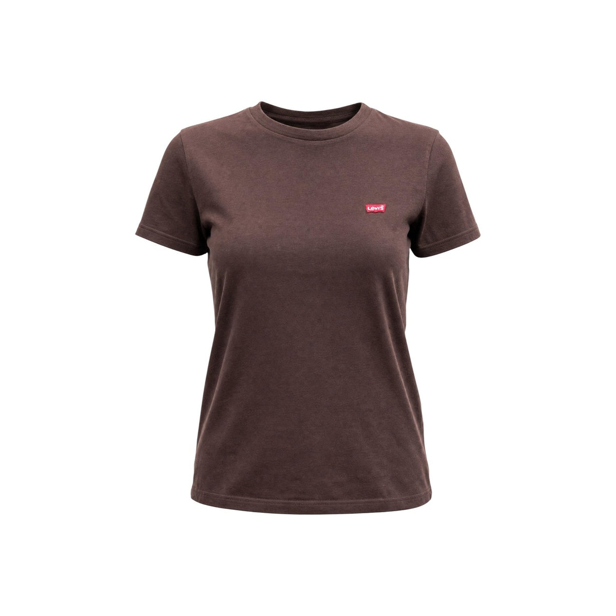 Levi’s — Women’s brown classic collar t-shirt — view 4