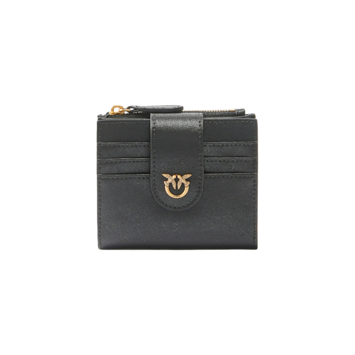 Pinko — Damen-Geldbörse 103610 A0f1 aus schwarzem Leder