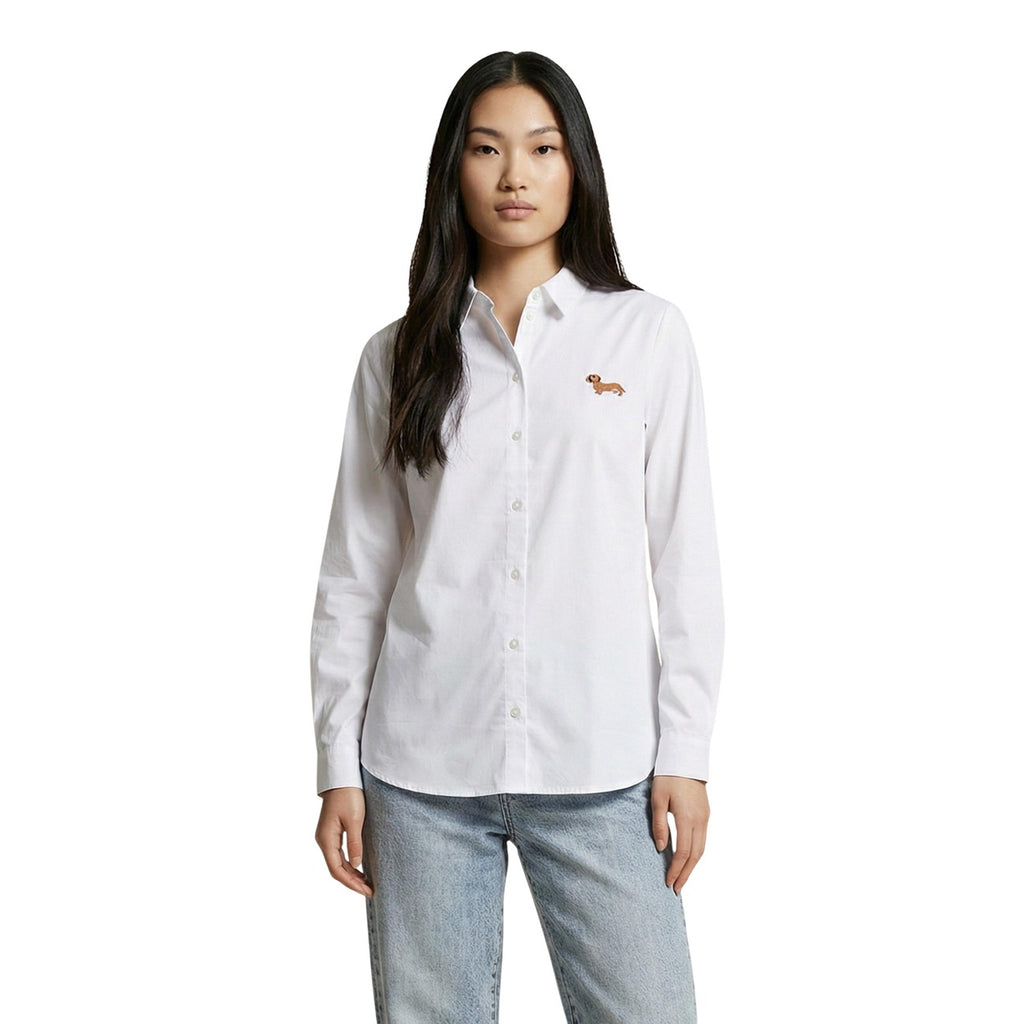 Jacqueline de Yong — Shirt 15368291 round neck beige woman — view 3