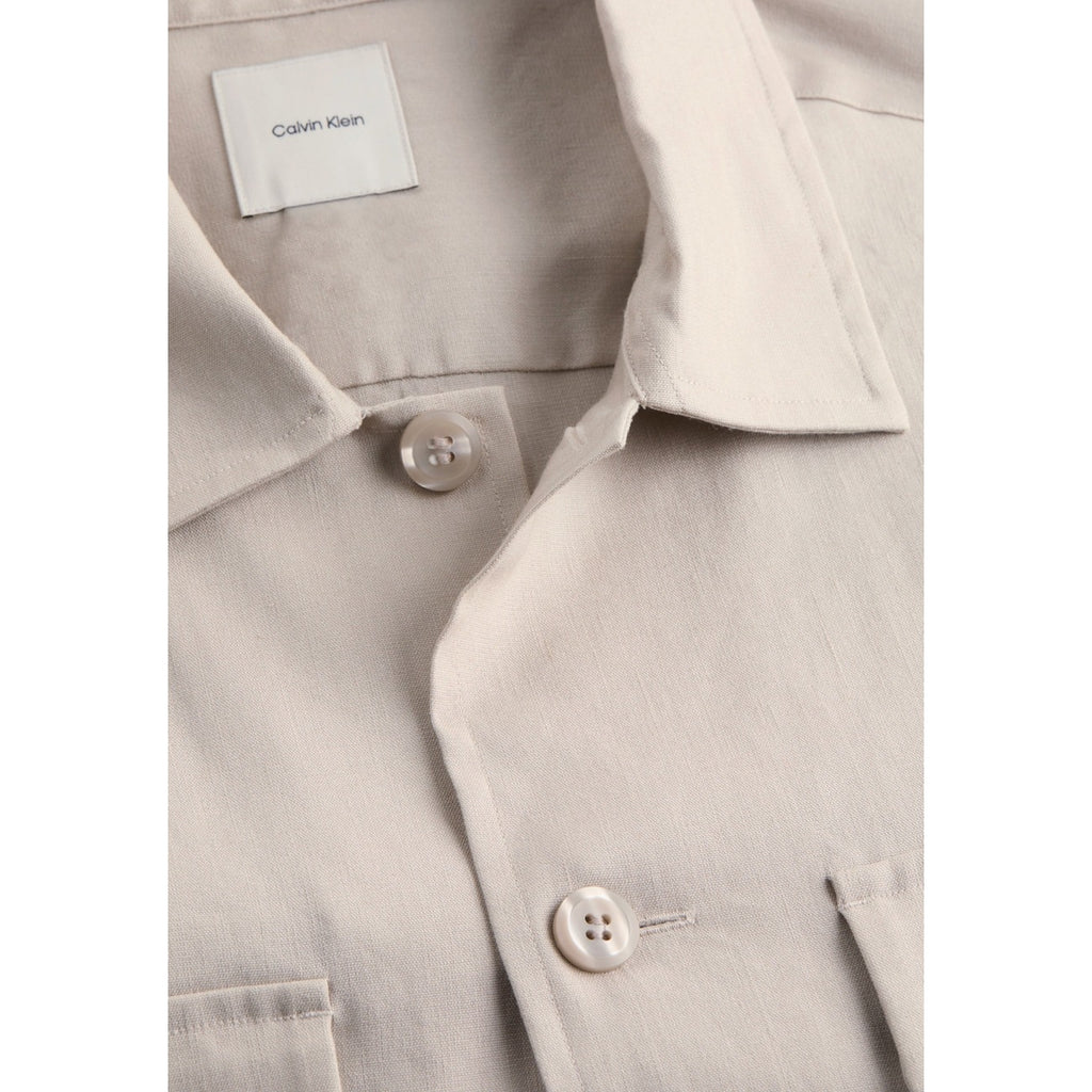 Calvin Klein — Chemises beige réf. K10K114191 homme — vue 4