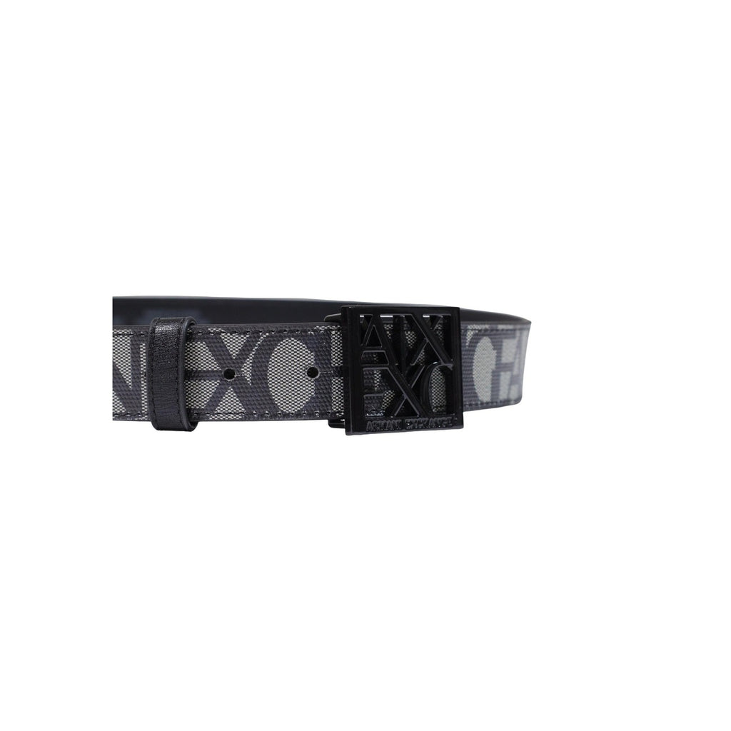 Armani Exchange — Ceinture textile grise femme — vue 2