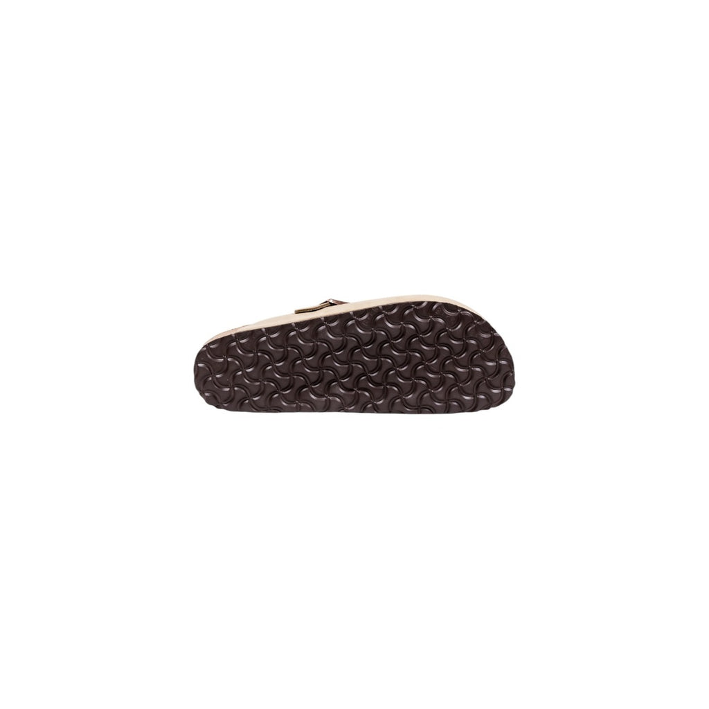Birkenstock — Boston SFB aus beigem Leder — Ansicht 5