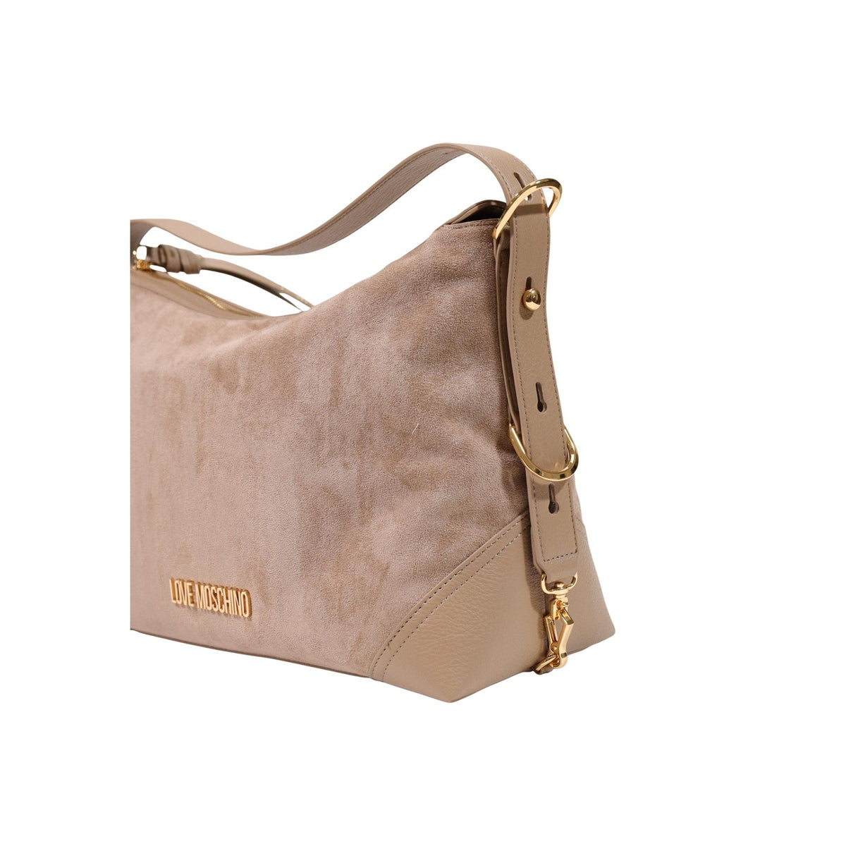 Love Moschino — Beige Handtasche 10 × 25 × 10 cm Damen — Ansicht 4