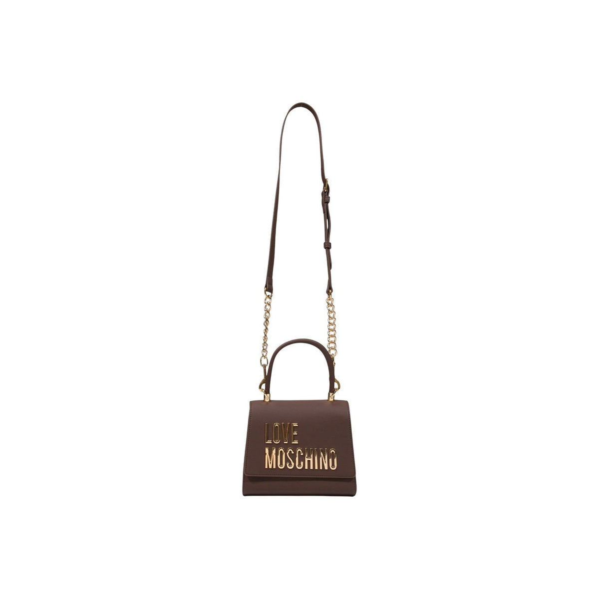 Love Moschino — Brown handbag 20 × 16 × 10 cm women — view 4