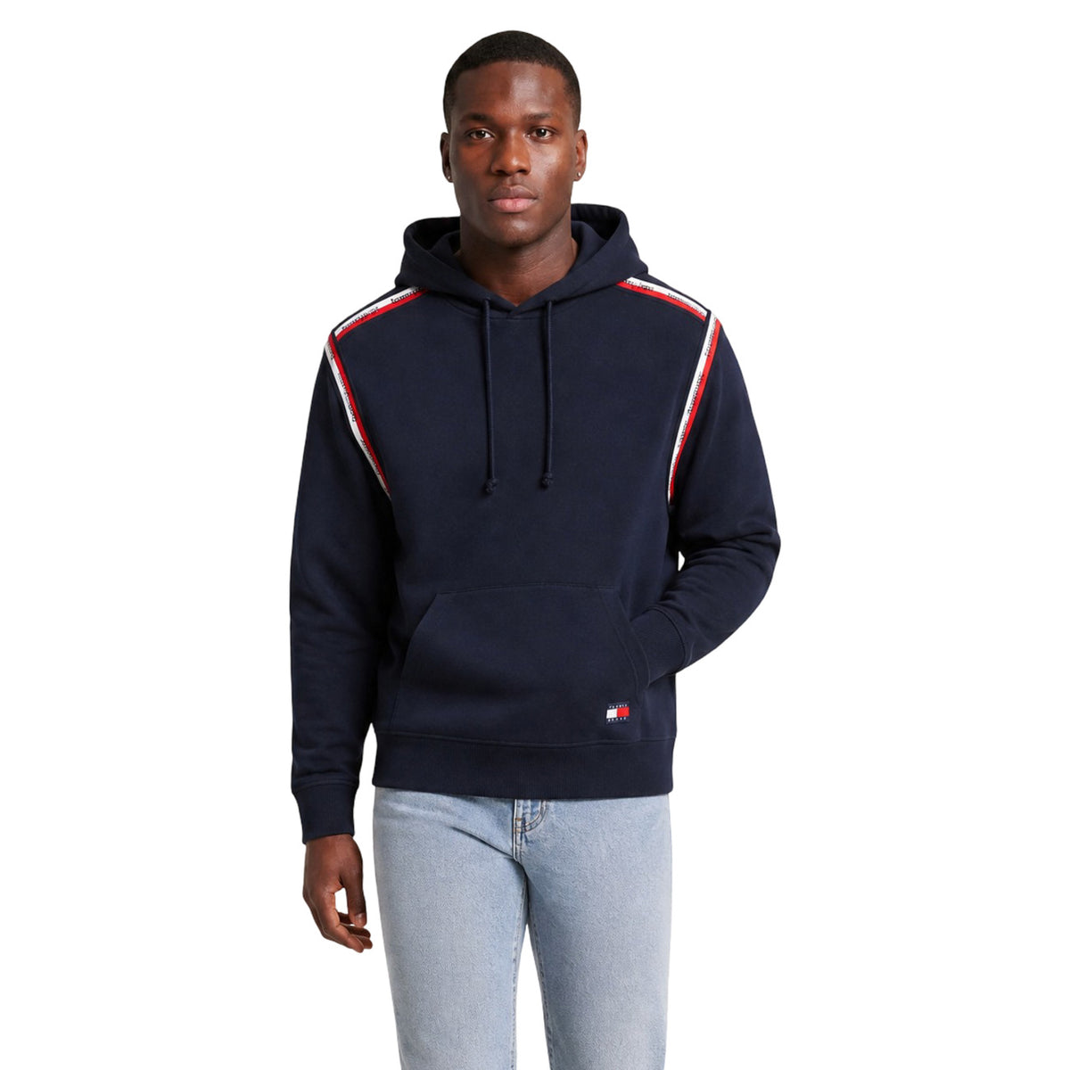 Tommy Jeans — Men's long-sleeved blue hoodie
