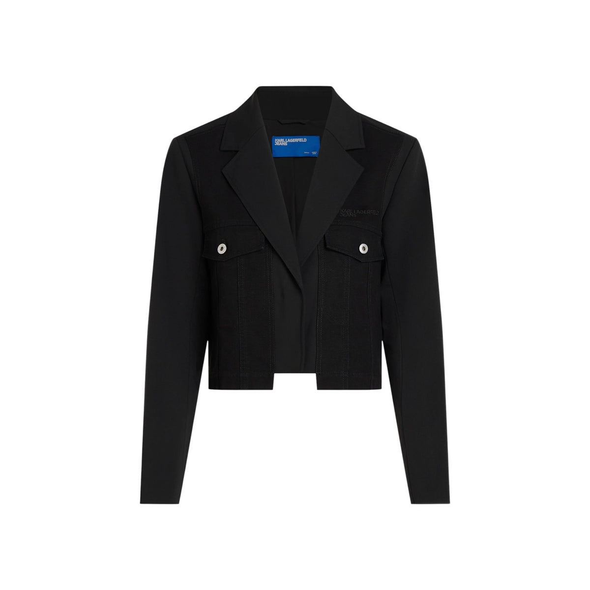 Karl Lagerfeld Jeans – Schwarze Damenjacke — Ansicht 5