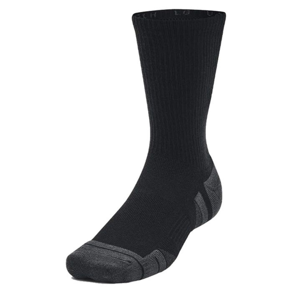 Under Armour — 3 Pair Pack of Performance Tech Socks — view 3 — Black