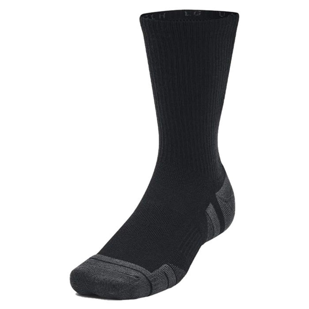 Under Armour — 3 Pair Pack of Performance Tech Socks — view 3 — Black