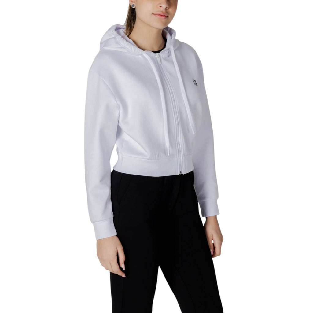 Armani Exchange — Sweatshirt XW000822 white woman — view 3
