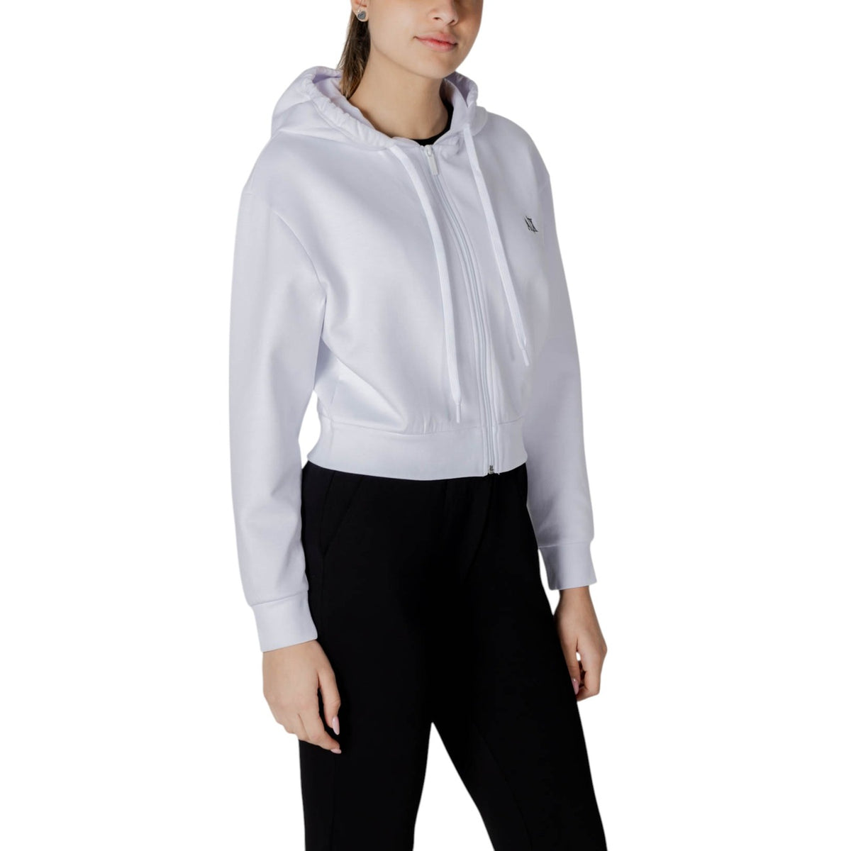 Armani Exchange — Sweatshirt XW000822 white woman — view 3
