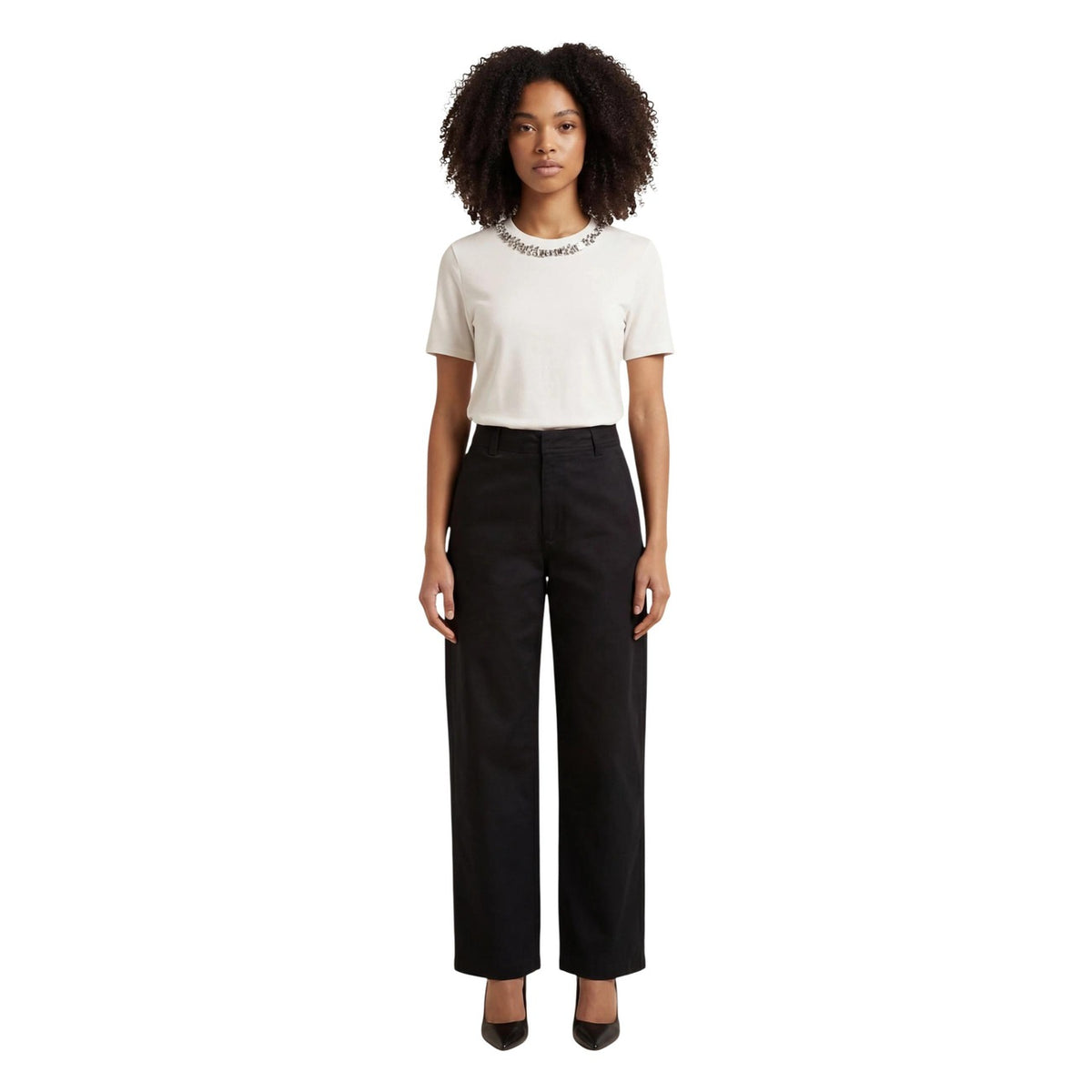 Jacqueline de Yong — Damen-Hose 15367918 schwarz — Ansicht 5