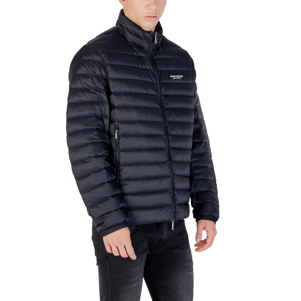 Armani Exchange — Blauwe heren donsjas XM001919 — afbeelding 3