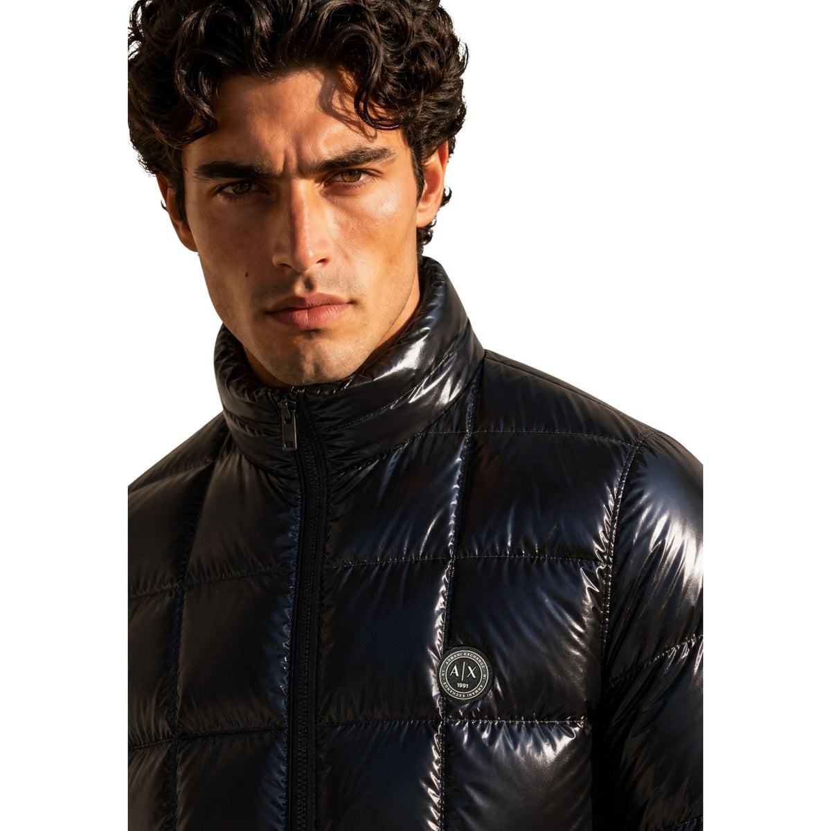 Armani Exchange — Veste noire homme — vue 4