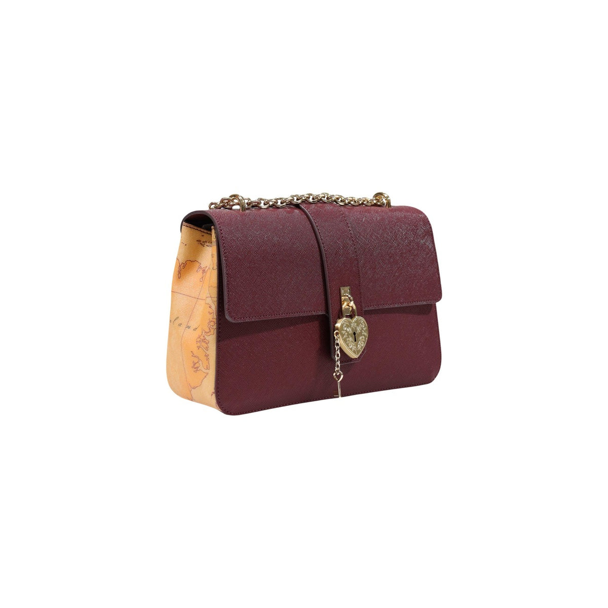 Alviero Martini Prima Classe — Sac bandoulière bordeaux femme — vue 2