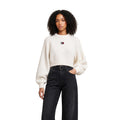 Tommy Jeans — Damen-Strickpullover aus Alpaka-Wollmix in Weiß