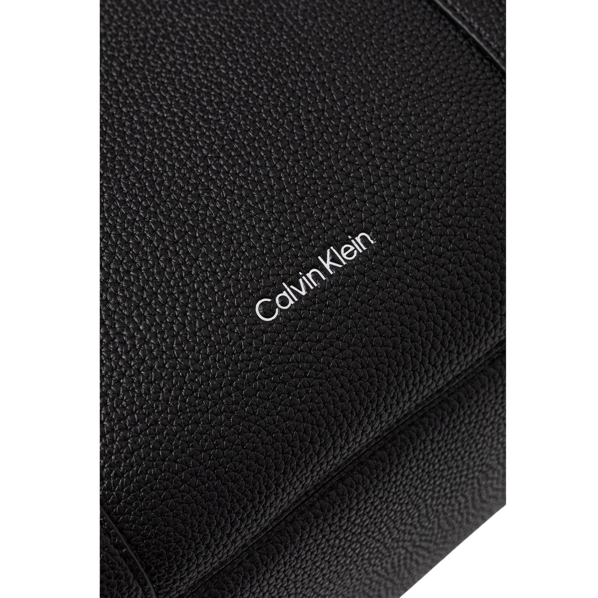 Calvin Klein — Sac noir réf. WEBBING ADJ STRAP TOTE femme — vue 4