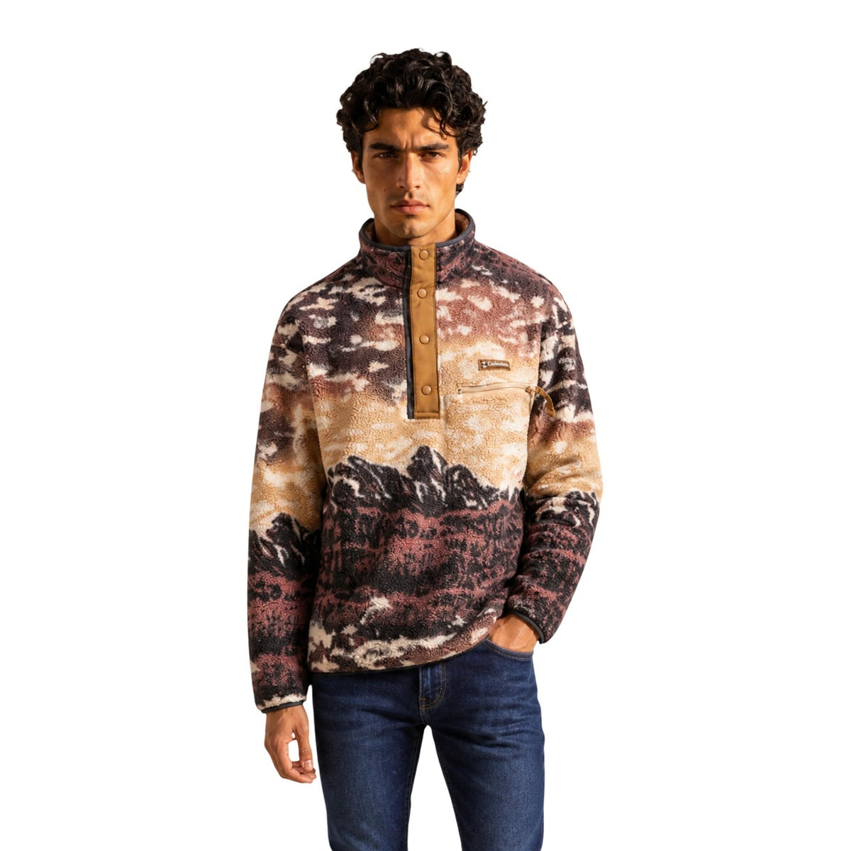 Columbia — Polaire Helvetia II Printed Half Snap homme — vue 6
