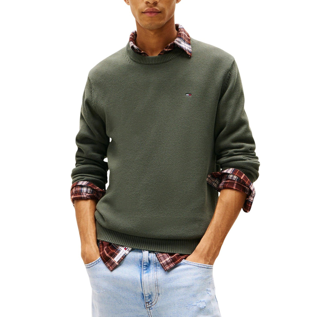 Tommy Jeans — Pull DM0DM21787 en coton bio homme — vue 4