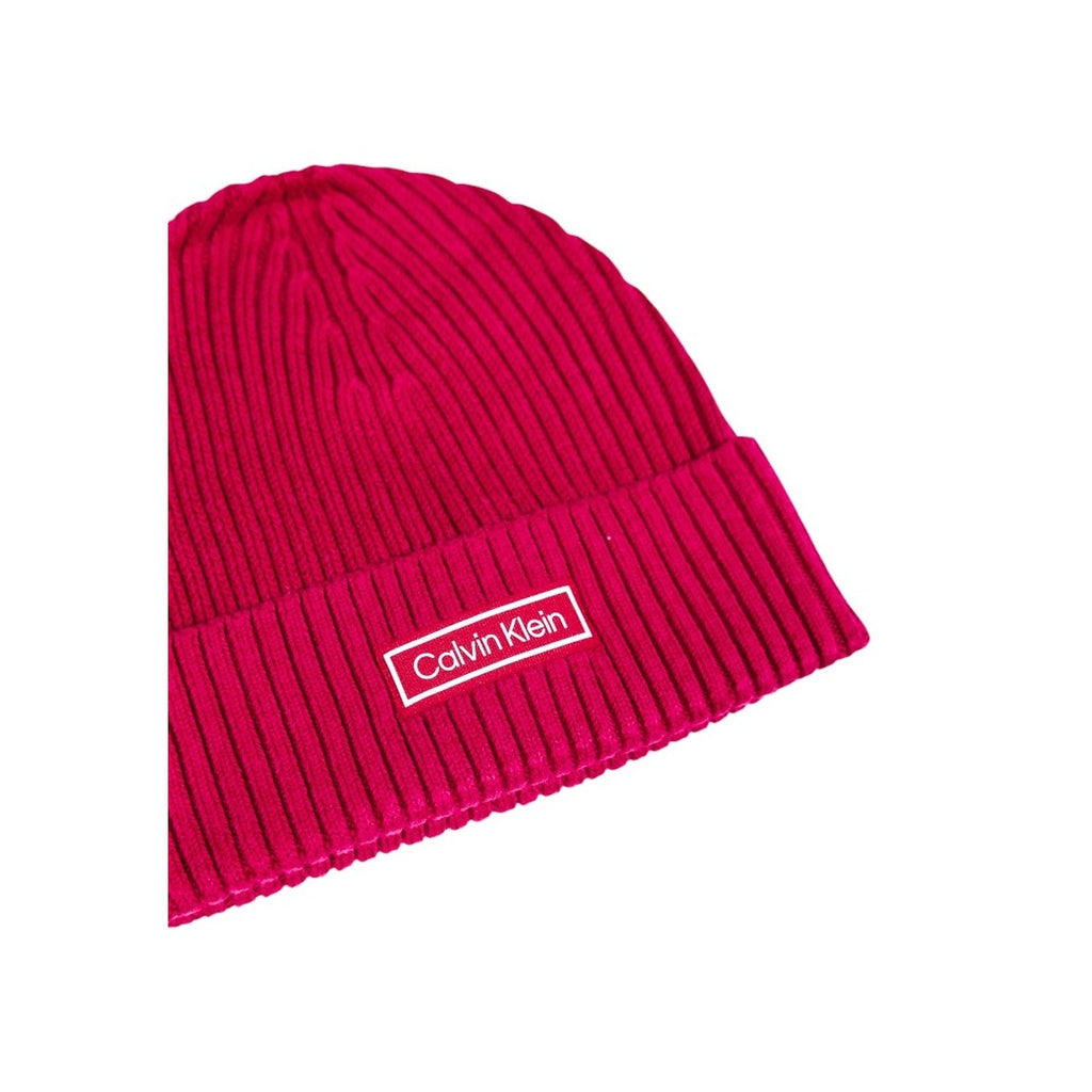 Calvin Klein — Fuchsia beanie ref. LV04D8053G man — view 3