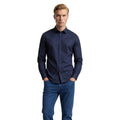 Armani Exchange — Chemise stretch bleue homme