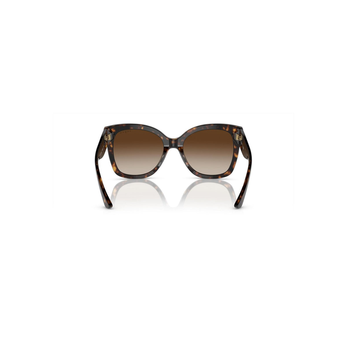 Vogue Eyewear — Lunettes de soleil en acétate marron femme — vue 4