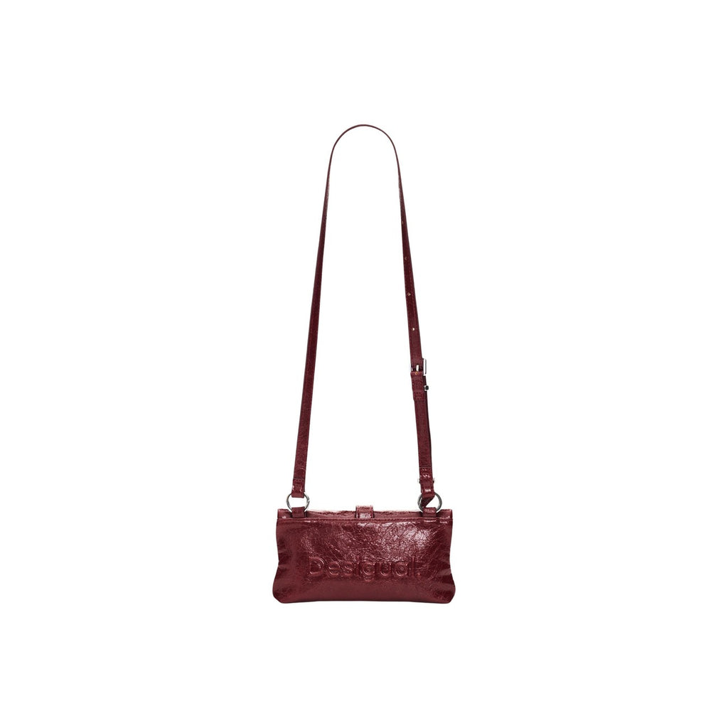 Desigual — Mone Half Logo Clutch Mi Damen-Geldbörse rot — Ansicht 4