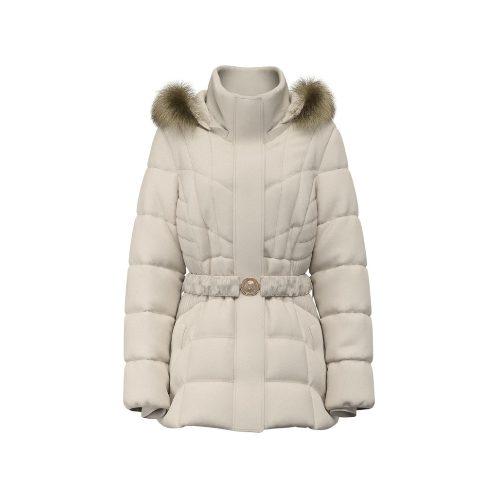 Guess — Doudoune courte New Marina beige femme — vue 2