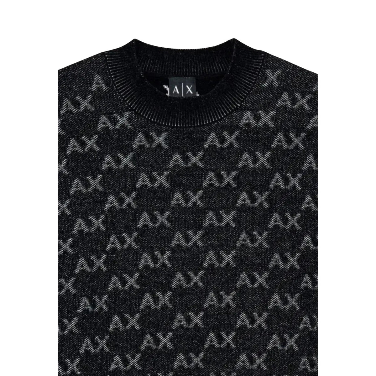 Armani Exchange — Pullover XM002992 Schwarz Herren — Ansicht 3