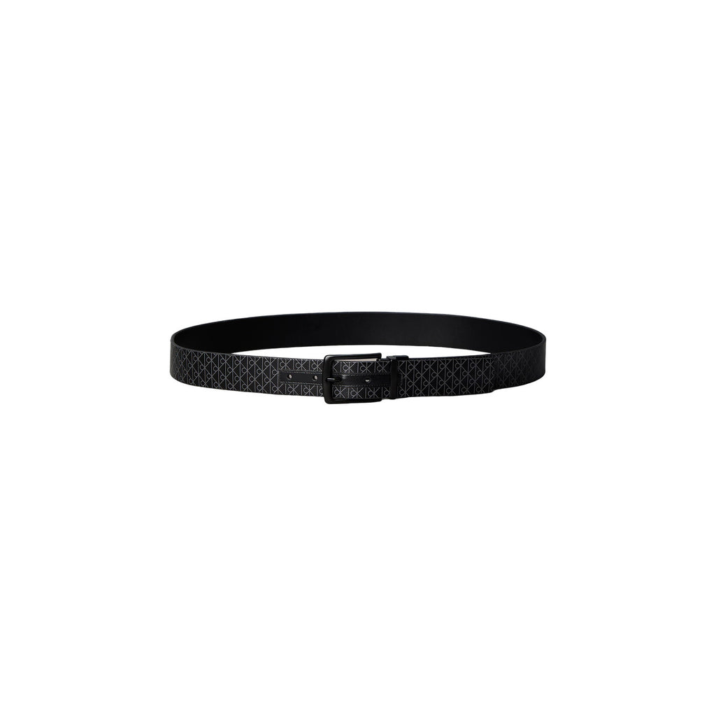 Calvin Klein — Black belt ref. CASUAL PIN AOP COATED 35MM ADJ/man — view 2