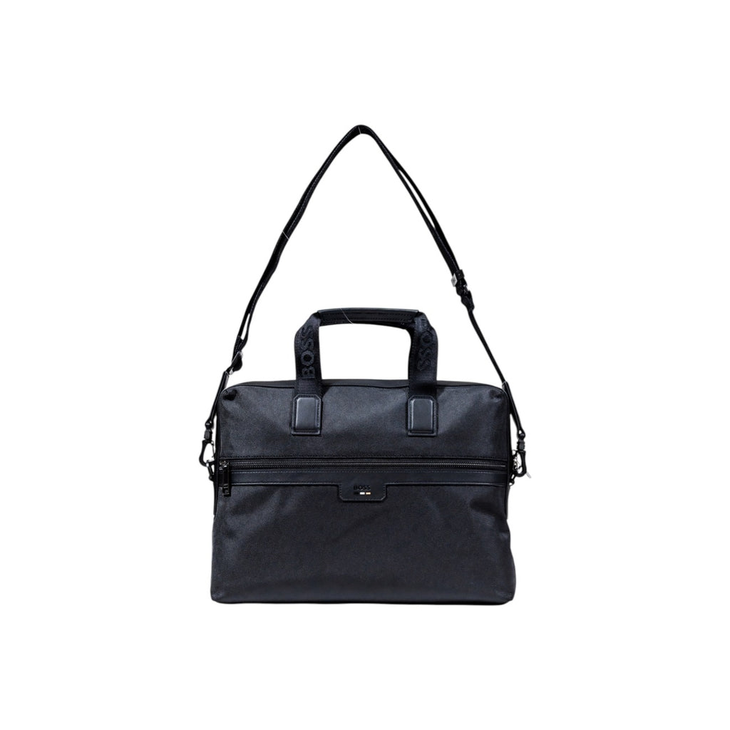 BOSS — Men's black Ray_N briefcase bag — view 3