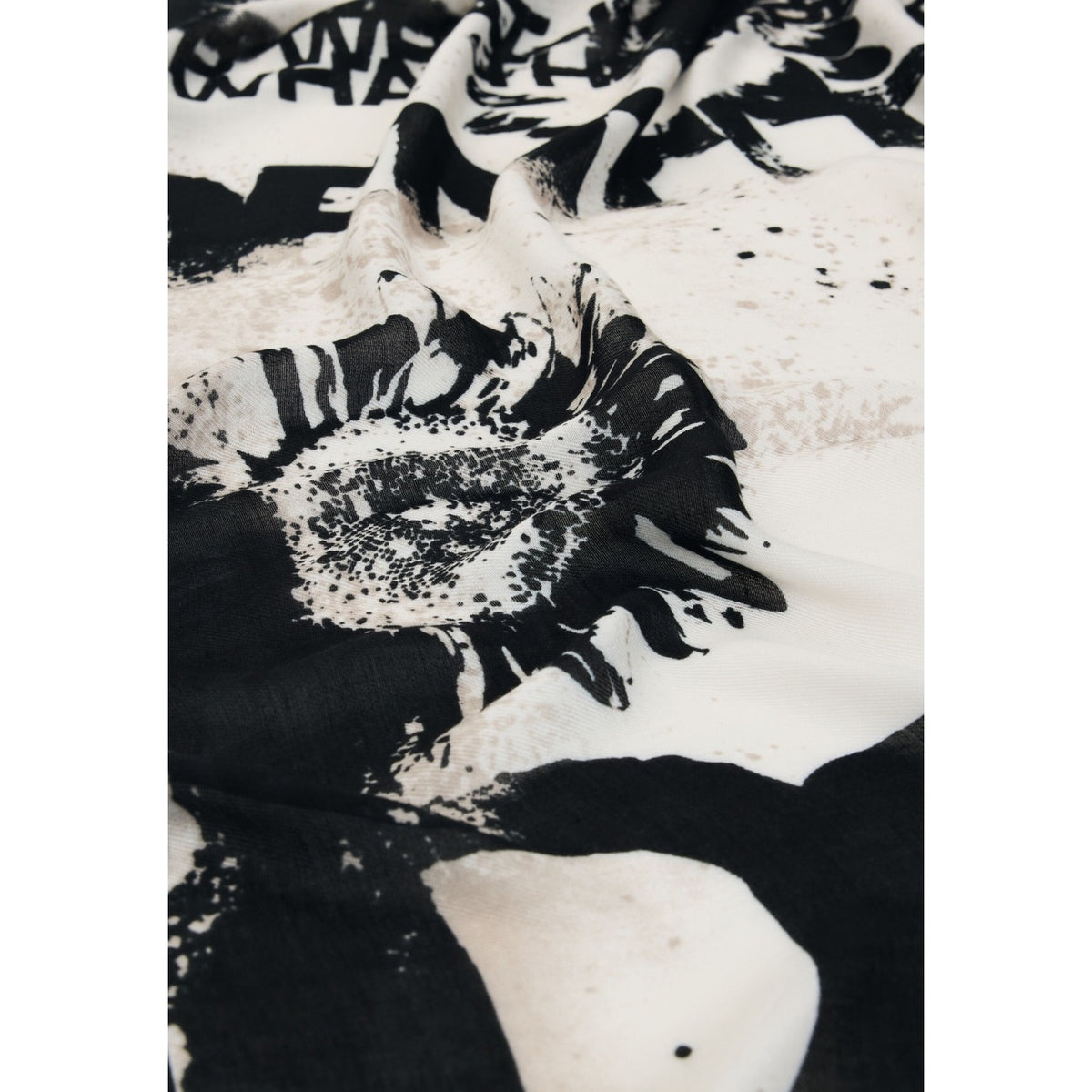 Desigual — Women’s white Lettering scarf — view 4