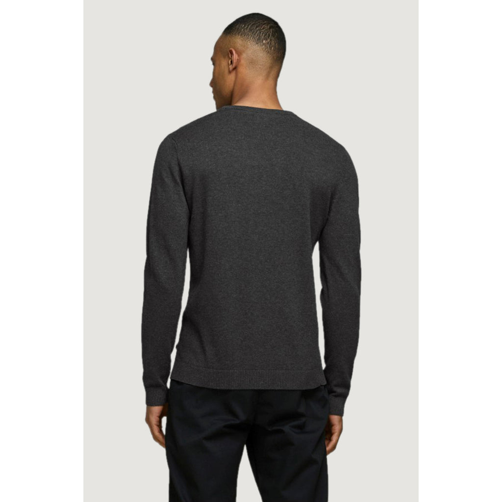 Jack & Jones — Men's gray Essential Basic sweater — view 5