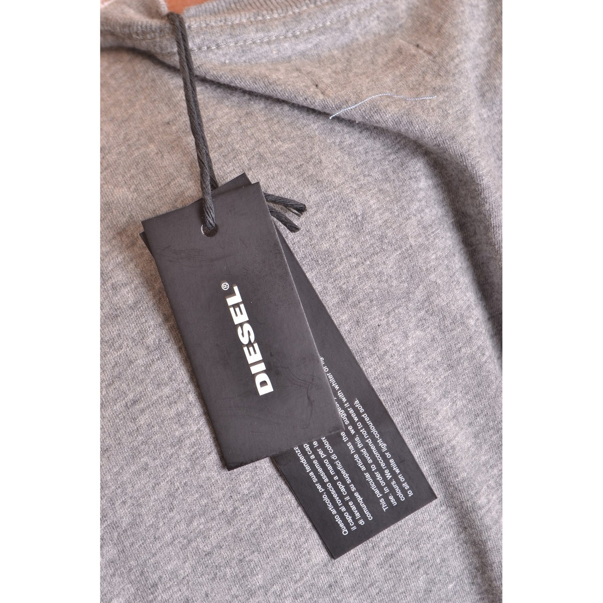 Diesel — T-shirt réf. B_26025 gris homme — vue 6