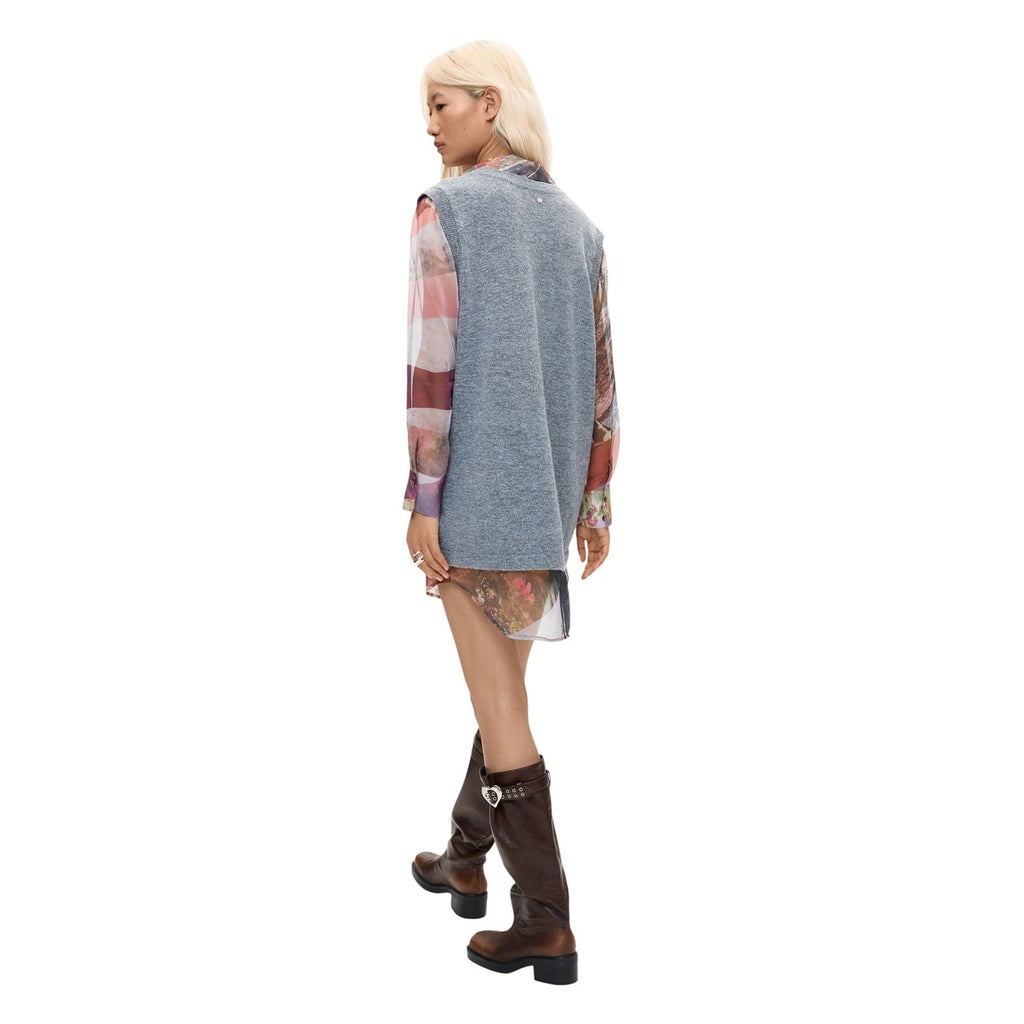 Desigual — Robe Nantes gris femme — vue 4